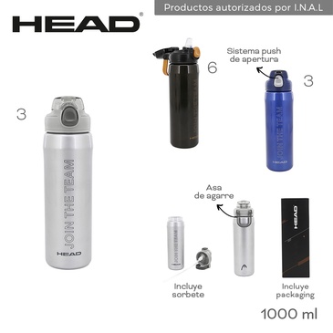 Botella 1000ML Head