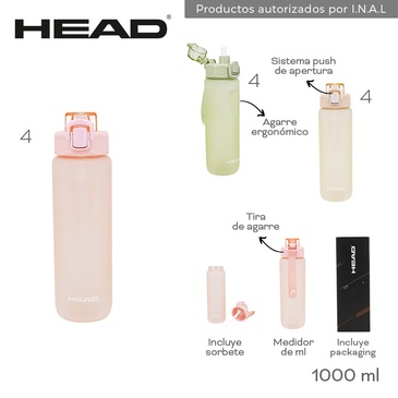 Botella 1000ML Head
