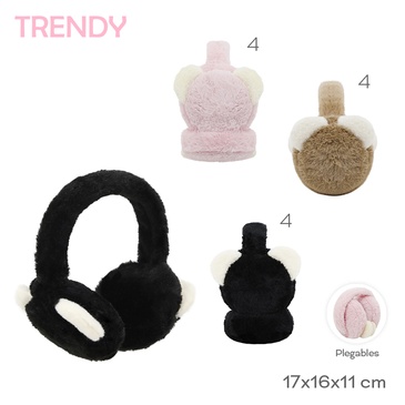 Venta por Mayor y Catalogo Orejeras Trendy