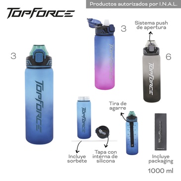 Venta por Mayor y Catalogo Botella 1000ML Top Force