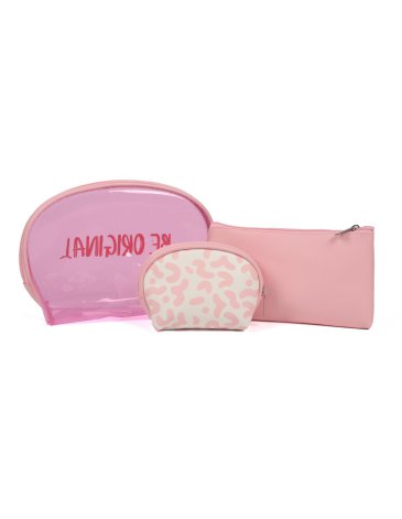 Set  Portacosmetico x3 Incluye Llavero de Regalo - Trendy