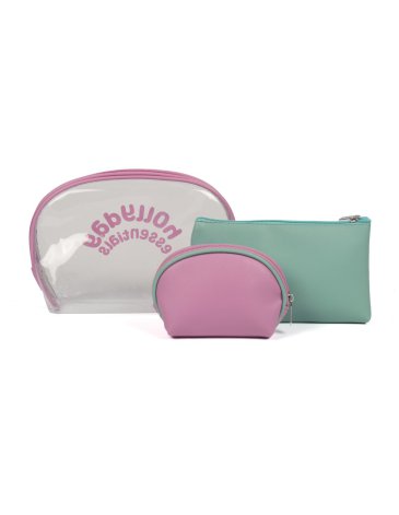 Set Portacosmetico x3 Incluye Llavero de Regalo  - Trendy