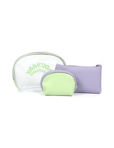 Set Portacosmetico x3 Incluye Llavero de Regalo  - Trendy