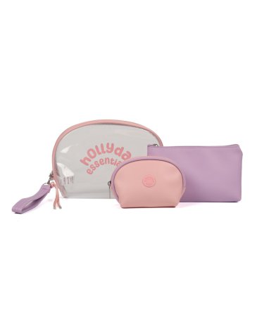 Set Portacosmetico x3 Incluye Llavero de Regalo  - Trendy