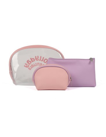 Set Portacosmetico x3 Incluye Llavero de Regalo  - Trendy