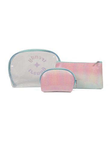 Set Portacosmetico x3 Incluye Llavero de Regalo - Trendy