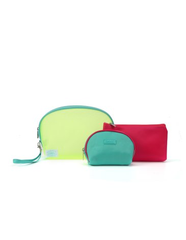 Set Portacosmeticos x3 Incluye Llavero de Regalo - Trendy