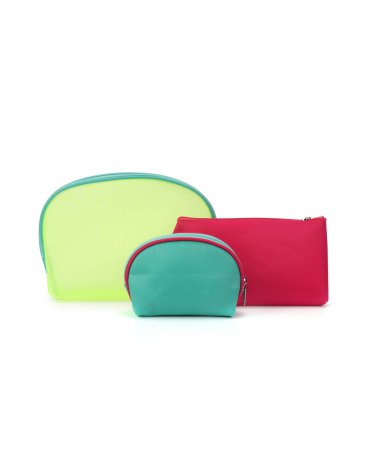 Set Portacosmeticos x3 Incluye Llavero de Regalo - Trendy