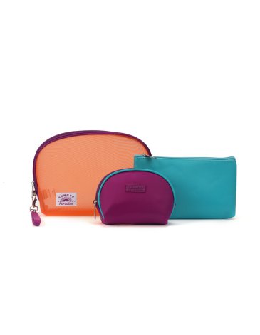 Set Portacosmeticos x3 Incluye Llavero de Regalo - Trendy