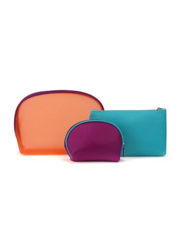 Set Portacosmeticos x3 Incluye Llavero de Regalo - Trendy
