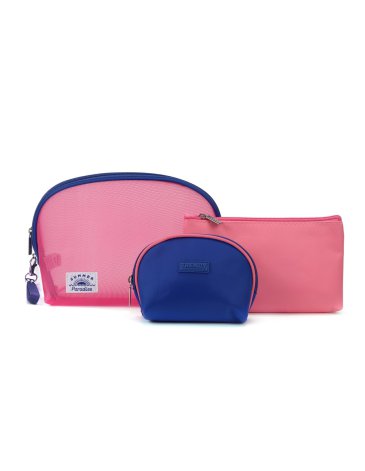 Set Portacosmeticos x3 Incluye Llavero de Regalo - Trendy