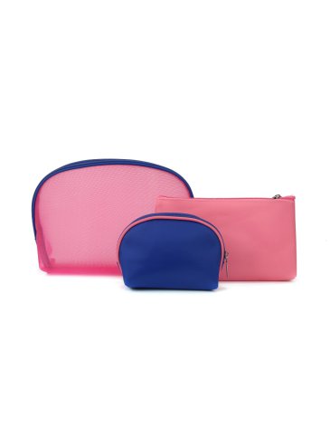 Set Portacosmeticos x3 Incluye Llavero de Regalo - Trendy
