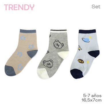 Medias Infantiles 5-7 Años Trendy