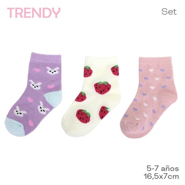 Medias Infantiles 5-7 Años Trendy