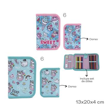 Cartuchera Canopla Con Utiles  Trendy