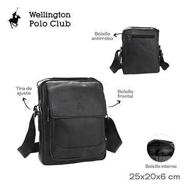 Venta por Mayor y Catalogo Morral PU Wellington Polo Club