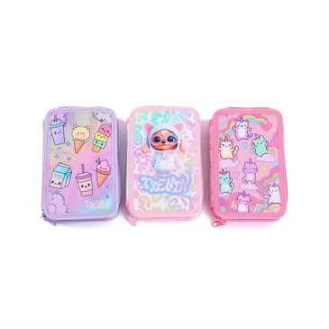 Cartuchera Con Utiles - Trendy