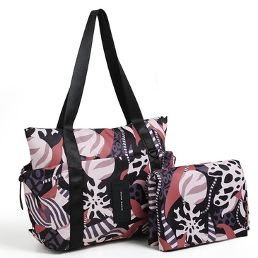 Bolso Tote Con Lona Florida - Chimola