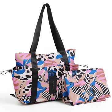 Bolso Tote Con Lona Florida - Chimola