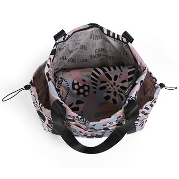 Bolso Tote Con Lona Florida - Chimola