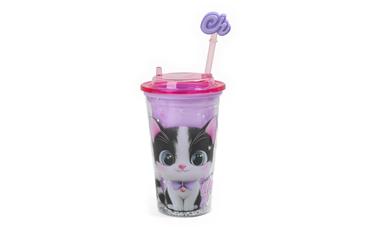 Vaso Acrilico Spark ( Cat )  450ML Chimola