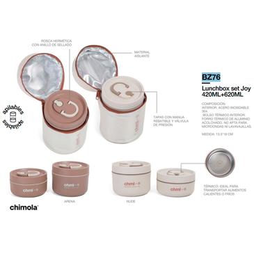 Venta por Mayor y Catalogo Lunchbox set Joy 420ML+620ML Chimola
