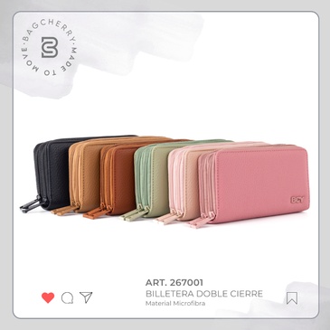 Billetera Doble Cierre - Bagcherry