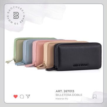 Billetera Doble Cierre  - Bagcherry