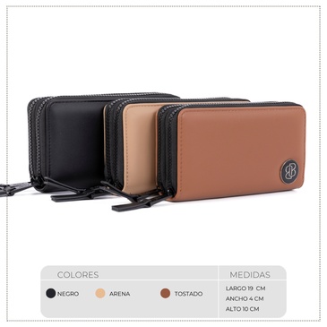 Billetera Doble Cierre - Bagcherry