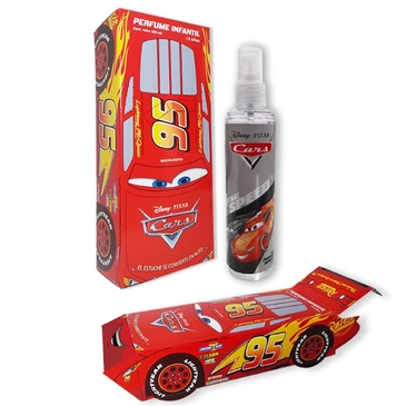 Perfume Con Atom. En Caja Metalizada Cars 120ML Disney