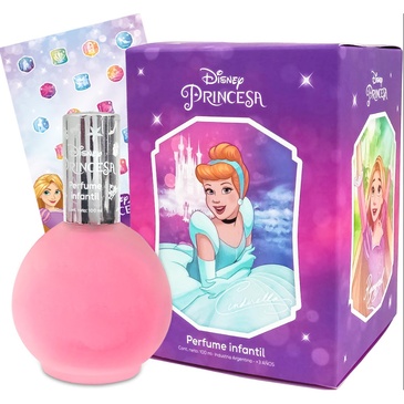 Venta por Mayor y Catalogo Perfume Infantil Princesa Con Stickers 100ML Disney