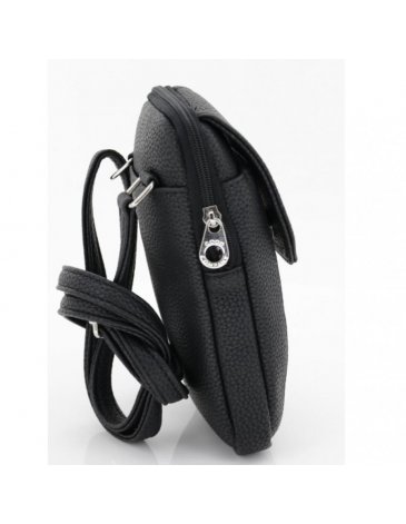 Bandolera Porta Celular Con Bolsillo Con Tapa Satinada - Good Company