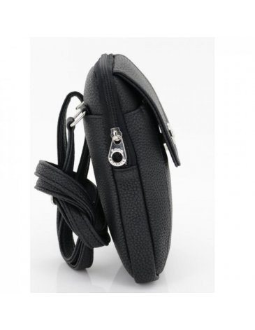 Bandolera Porta Celular Con Bolsillo Con Tapa Satinada - Good Company