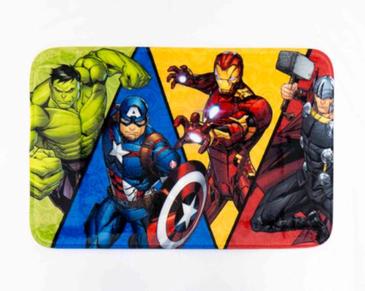 Alfombra de baño Avengers Antideslizantes 60cm x 40cm Piñata