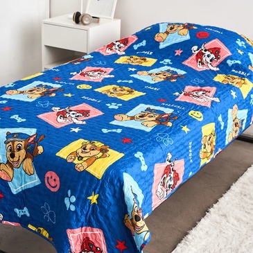 Cubrecama Ultra Soft 11/2 Plaza Paw Patrol Piñata