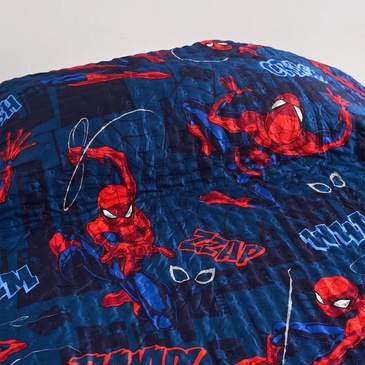 Cubrecama Ultra Soft 1 1/2 Plaza Spiderman - Piñata