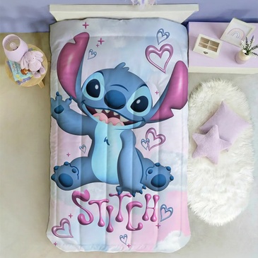 Acolchado Infantil Stitch 1 1/2Plaza Piñata