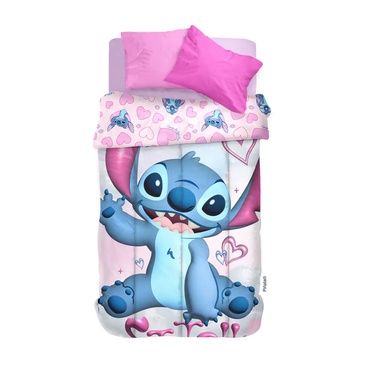 Acolchado Infantil Stitch 1 1/2Plaza - Piñata