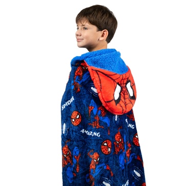 Manta con capucha SPIDERMAN - Piñata