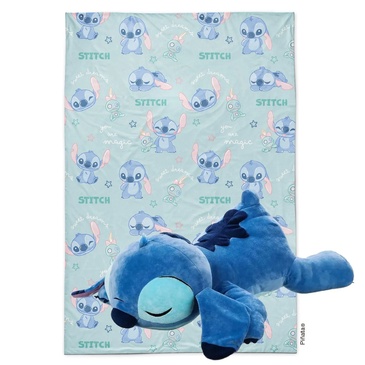Manta Infantil con Almohadón Stitch - Piñata