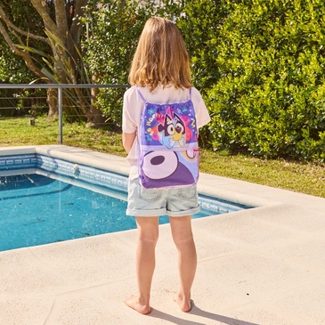 Toallon de Microfibra con Bolso Bluey - Piñata