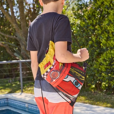 Toallon de Microfibra con Bolso Cars - Piñata