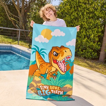 Toallon de Microfibra con Bolso Jurassic Piñata