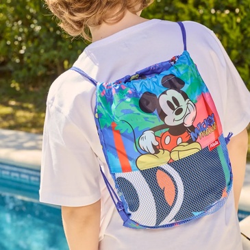 Toallon de Microfibra con Bolso Mickey - Piñata