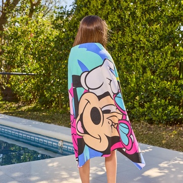Toallon de Microfibra con Bolso Minnie - Piñata