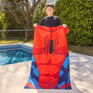 Toallon de Microfibra con Bolso Spider-Man Piñata