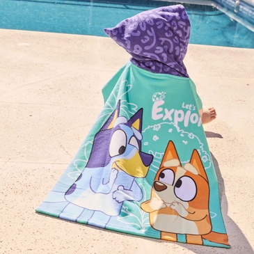 Poncho de Toalla Bluey - Piñata
