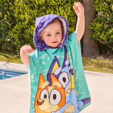 Poncho de Toalla Bluey - Piñata