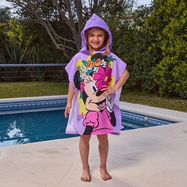 Poncho de Toalla Minnie Piñata