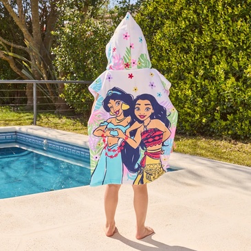 Poncho de Toalla Princesas - Piñata